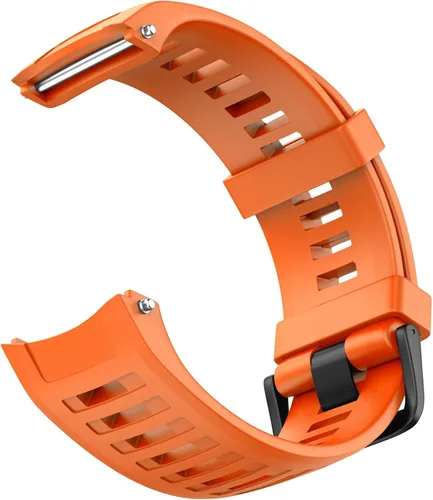 Miniatura 2 de OVERSTEP Correa de repuesto para Garmin Instinct, silicona suave, compatible con Garmin Instinct 2, Solar, Tactical, Crossover, amarillo ámbar