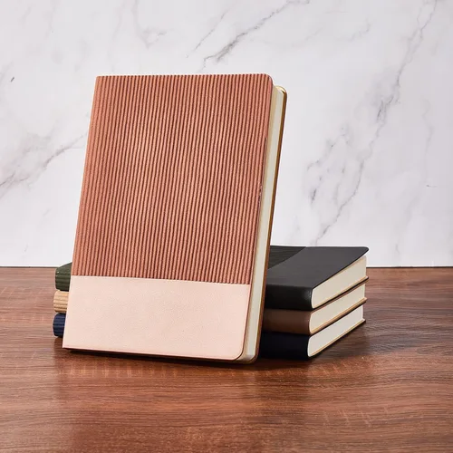 Miniatura 8 de Cuaderno rayado para el trabajo, cuaderno de notas con rayas universitarias, 5.79"x8.27" pulgadas, tamaño A5, cuero PU, para uso diario, 216 páginas