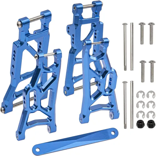 ShareGoo - Juego de brazos en A de aleación de aluminio y suspensión delantera y trasera de repuesto de 2555 3631 2532 compatible con Traxxas 1/10