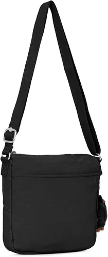 Miniatura 4 de Kipling Sebastian Sparkly Gold - Bolso cruzado para mujer, color morado