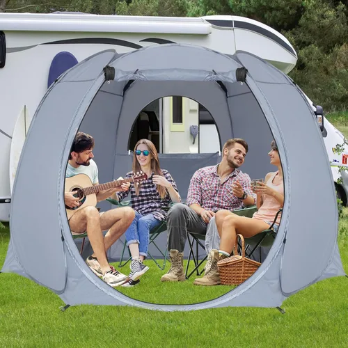 Miniatura 6 de Alvantor® Pop Up Screen Tent House Room Instant Outdoor Camping Canopy Sun Shelter Gazebo for Patio, Backyard & Deck, Privacy Tent(2-10 People
