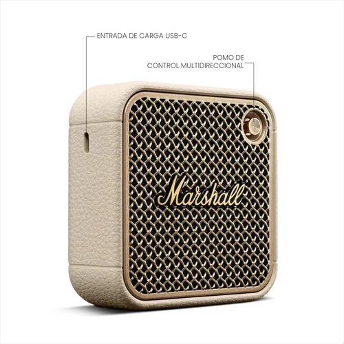 Miniatura 7 de Marshall Willen II - Altavoz portátil con Bluetooth, color crema