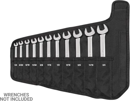 Miniatura 2 de TEKTON Funda para llave combinada de 11 herramientas (1/4-3/4 pulgadas) OTP21102 Fabricado en Estados Unidos