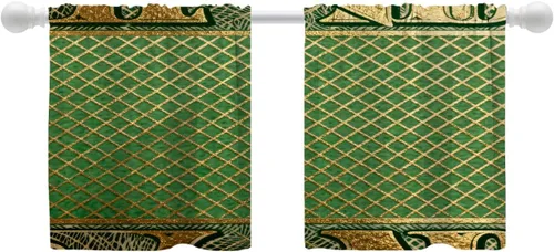 Miniatura 109 de Shrahala Cortinas de hojas de arce otoñales para ventanas de cocina, hojas rojas ardientes, fondo marrón, paneles de cortina de ventana de poliéster