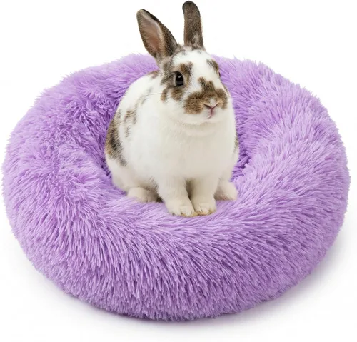 Miniatura 12 de Cama de Conejo Escondite de Conejo Grande Suave y Cómoda Ropa de Cama para Animales Pequeños Alfombrilla de Cama Acogedora Refugio Cálido Accesorios