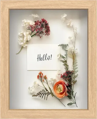 Miniatura 41 de FrameWorks Marco de Caja de Sombra de Madera Negra de 8" x 8" – Vitrina con Parte Trasera de Fieltro Suave, Caja de Memoria con Vidrio Templado