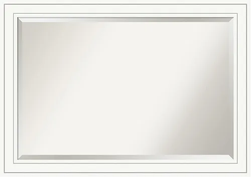 Miniatura 61 de Amanti Art Espejo de pared, espejo de marco de madera blanca lavada para decoración de pared o uso como espejo de baño para sobre el fregadero