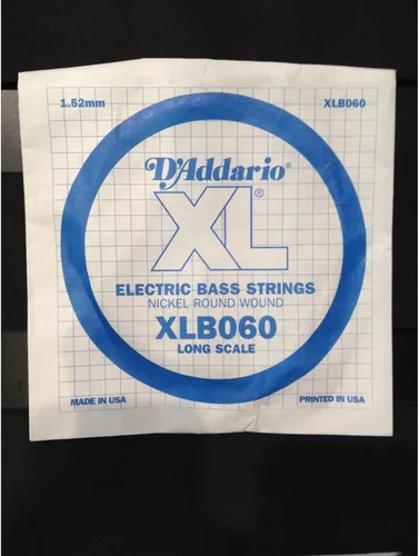 Miniatura 10 de D'Addario XLB020P Guitarra Bajo de Acero Liso Cuerda Simple, Escala Larga, .020