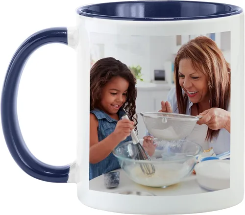 Miniatura 12 de Let's Make Memories Taza con fotos personalizada, taza de café personalizada, tu foto o obra de arte de niños, para ella, cumpleaños, para mamá