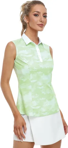Miniatura 3 de Hiverlay Women Golf Shirts Polo Shirts for Women UPF 50+ Lightweight Quick-Dry Collared Tennis Daily Shirts Work Tops