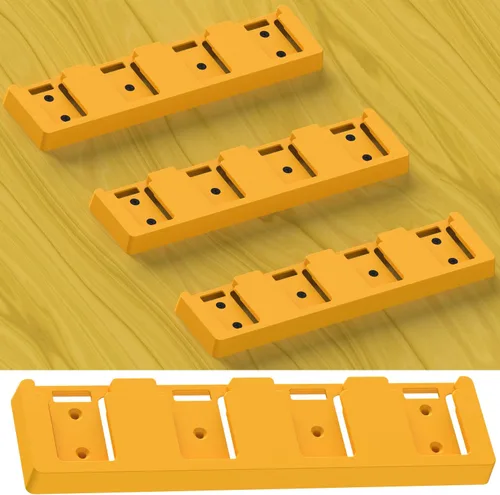 Miniatura 3 de Soporte de batería compatible con soporte de batería DeWalt 20V, montaje de 4 ranuras a granel, herramienta de garaje, herramientas para Dewalt 20v