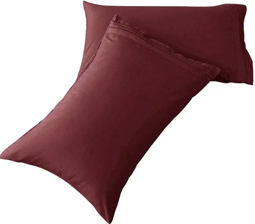 Miniatura 25 de SONORO KATE Juego de fundas de almohada de lujo de microfibra cepillada 1800 ropa de cama - sin arrugas, (gris, 2 fundas de almohada estándar)