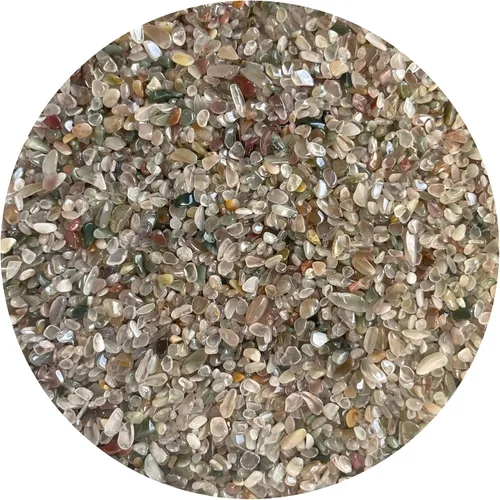 Miniatura 52 de GAF TREASURES Chips de piedras preciosas de jade semi nefrita natural, de 0.5 libras, mini cristales triturados, chips de cristal sin perforar