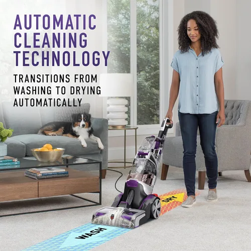 Miniatura 2 de Hoover SmartWash Pet - Máquina Limpiadora Automática de Alfombras para Mascotas con Varita Spot Chaser y Tapete de Almacenamiento, Máquina