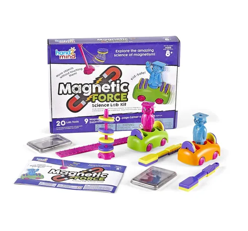 Magnets! Kit de superciencia para niños, 9 experimentos y actividades de STEM, haz que los imanes floten, mueve un tren y crea una brújula de