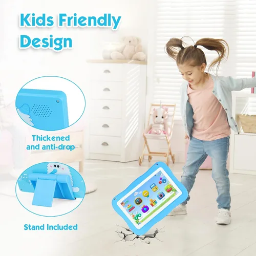 Miniatura 6 de Tableta para niños de 7 pulgadas, 32 GB, tableta para niños de 3 a 7 años con Wifi Youtube toneladas de contenido fuera de línea Control de padres