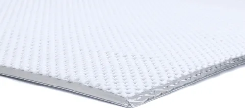 Miniatura 4 de Tapete protector de metal resistente al calor, antideslizante, grande, 14 x 17 pulgadas, paquete de 2 unidades, color plateado