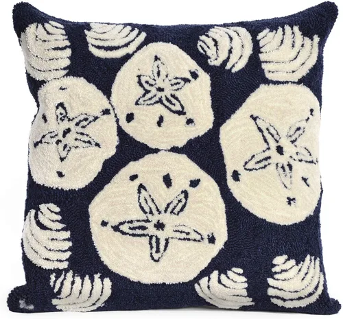 Miniatura 23 de Liora Manne Decorativo, insertos y fundas Ahoy azul marino, cojines de 18 x 18 pulgadas