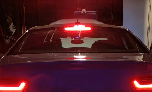 Miniatura 5 de iJDMTOY OEM-Spec - Conjunto de barra de luz de freno para parabrisas trasero con lente roja, montaje alto, compatible con Audi A4 S4 Sedan 2009-2016
