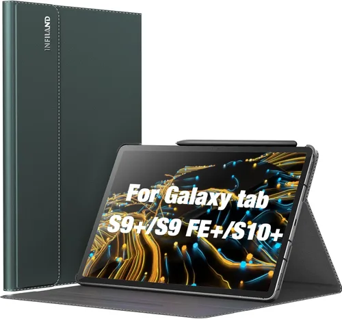 Miniatura 15 de INFILAND Funda para Galaxy Tab S10+ Plus 2024, S9+ Plus, S9 FE Plus, funda de soporte multiángulo compatible con Samsung Tab S10 Plus/S9 Plus/S9 FE