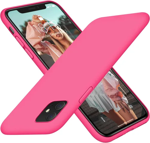 Miniatura 14 de DTTO Funda compatible con iPhone 11, serie Romance, funda de silicona cubierta completa [protección mejorada de cámara y pantalla] con cojín