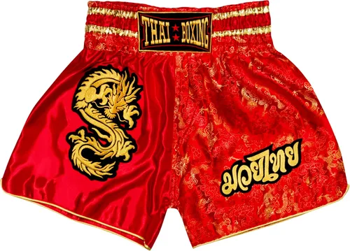 SIAMKICK Pantalones cortos retro de Muay Thai para hombres y mujeres, boxeo, kickboxing, alto grado, MMA, ropa de entrenamiento