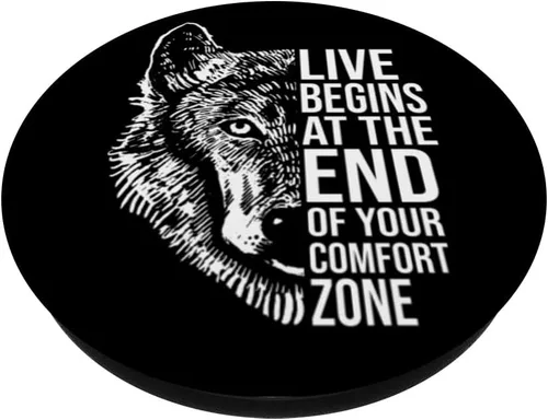 Miniatura 2 de Life Begins At The End Of Your Comfort Zone - Wild PopSockets Swappable PopGrip