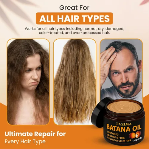 Miniatura 6 de Aceite de batana crudo para el crecimiento del cabello, 100% puro y sin refinar de Honduras, aceite orgánico para el cabello para prevenir