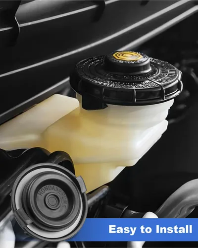 Miniatura 6 de Tapa del depósito del tanque del cilindro maestro del freno se adapta a Honda, tapa del cilindro maestro reemplaza 46662-SLE-J01 46662-SDC-A02