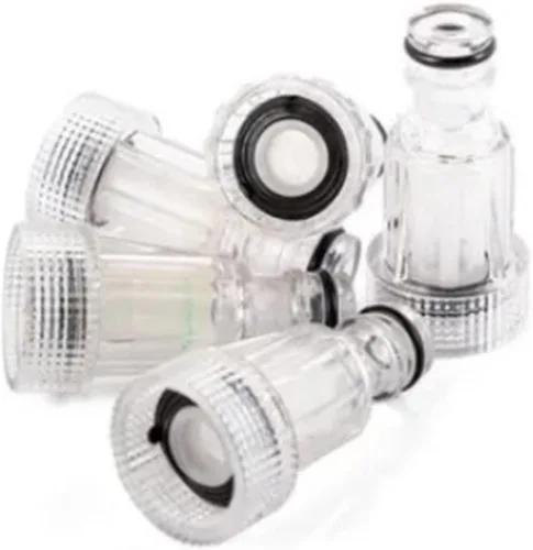 Miniatura 6 de Piezas de lavadora de alta presión, 5 piezas, filtro de agua para lavadora limpia, 3/4 pulgadas de diámetro, desmontable, fácil de limpiar