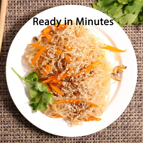 Miniatura 6 de GoSkinny Noodles Angel Hair (paquete de 6), Shirataki y Konjac orgánico, bajo en carbohidratos, bajo en calorías, sin gluten, vegano, keto, paleo