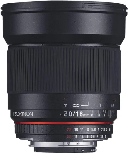 Miniatura 5 de Rokinon 16MAF-N lentes asférica, de gran angular 16 mm f/2.0