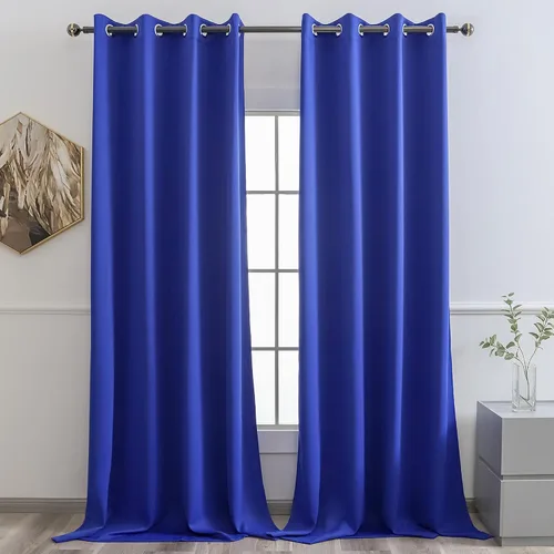 Miniatura 81 de YGO - Cortinas verdes de 183 cm de ancho por 213 cm de largo para dormitorio - Cortinas opacas con ojales en la parte superior, extra anchas