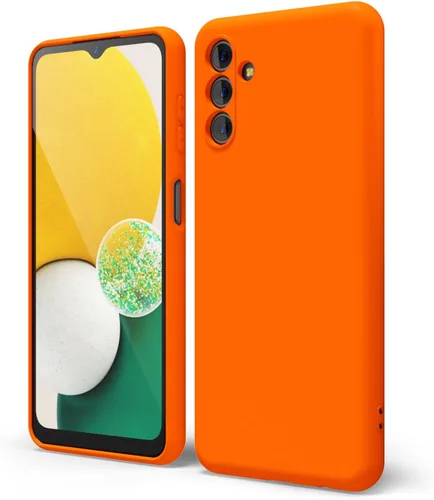 Miniatura 223 de oakxco Funda para teléfono Samsung Galaxy A12 con agarre de silicona líquida, linda delgada fina suave cubierta de gel de goma TPU lisa para mujeres