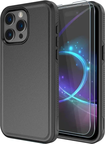 Miniatura 19 de Diverbox Funda para iPhone 15 Plus [a prueba de golpes] [a prueba de caídas] [protector de pantalla de vidrio templado], funda de protección