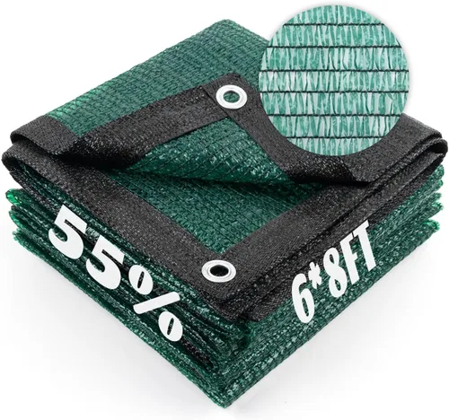 Miniatura 124 de Cool Area Lona de malla con ojales para cubierta de plantas, toldo de patio de 10 x 20 pies, para jardín, pérgola, invernadero, coche, granero, 55%