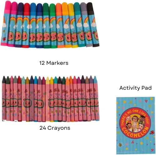 Miniatura 3 de Innovative Designs Cocomelon - Set de pintura y actividades creativas con lienzo para colorear para niños, más de 1000 piezas