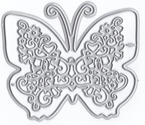 Miniatura 31 de DzIxY Lindas matrices de corte de metal de mariposa de insectos para hacer tarjetas, juegos de troqueles de papel para grabar, álbum, plantillas