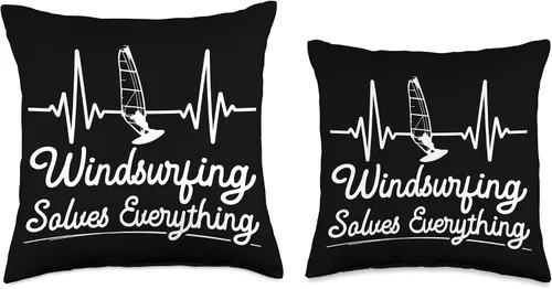 Miniatura 3 de Windsurfing Surfing Board Water Sports Throw Pillow