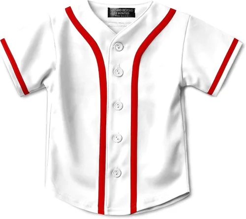 Miniatura 26 de Hat and Beyond camiseta de béisbol para hombre con botones hipster hip hop