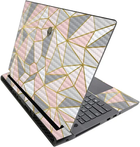 Miniatura 583 de MightySkins - Skin brillante con purpurina para Alienware M17 R3 (2020) y M17 R4 (2021) - Diversión de los años 90 Acabado duradero con purpurina
