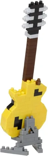 Miniatura 3 de nanoblock - Instrumentos - Guitarra Eléctrica Amarilla, Kit de Construcción Serie Colección