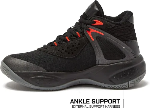 Miniatura 4 de AND1 Revel Mid - Tenis de baloncesto para niños y niñas, tenis de baloncesto para jóvenes, talla 1 a 7 para niños pequeños y grandes