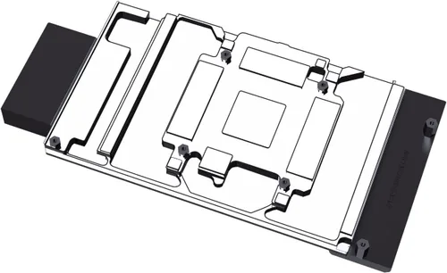 Miniatura 2 de Bykski Bloque de agua y placa posterior de la GPU de Metal/POM para NVIDIA GeForce 4090 AIC Reference (N-RTX4090H-X-V2)
