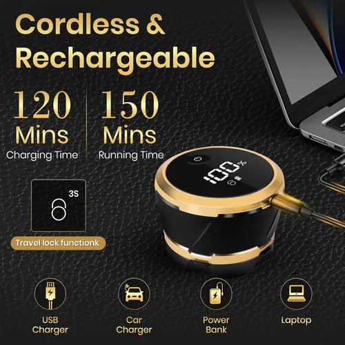 Miniatura 2 de Ufree Afeitadoras de cabeza para hombres calvos, afeitadoras eléctricas, afeitadora recargable para cabeza calva, afeitadora rotativa magnética 6D
