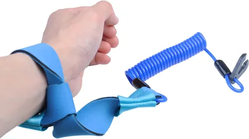 Miniatura 6 de Cordón de Interruptor de Parada de Emergencia para Barco Adecuado para Yamaha Jet Ski Waverunner, Ajuste Universal, Azul, Paquete de 1, Tirador