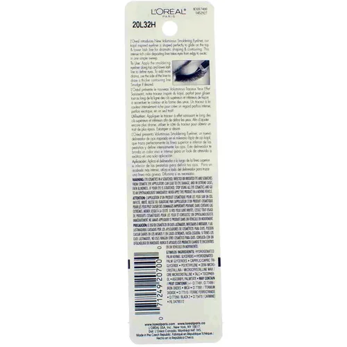 Miniatura 5 de L'Oreal Paris Voluminous Smoldering Liner, Negro [645] 0.09 oz (Paquete de 3)