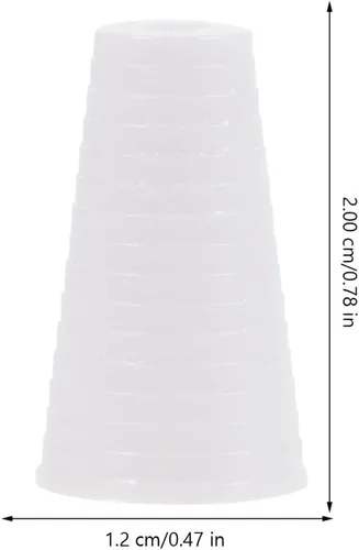 Miniatura 4 de SEWACC Perillas de cordón para ciegas, 15 piezas de cordón de plástico blanco con borlas, pomos para persianas romanas o persianas, cortinas