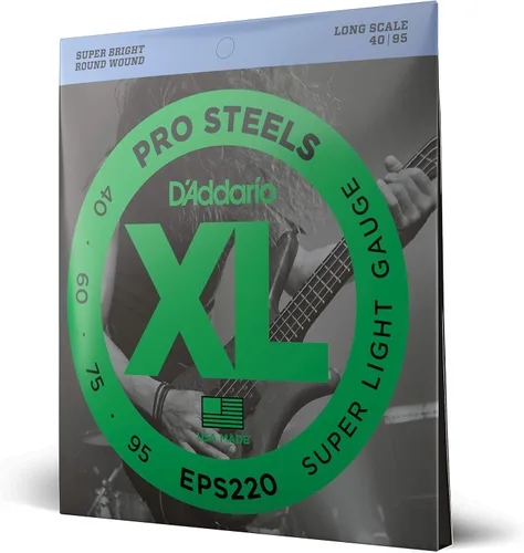 Miniatura 23 de D'Addario XL ProSteels - Cuerdas para bajo - EPS170-6SL - 6 cuerdas - Escala súper larga - Luz regular, 32-130