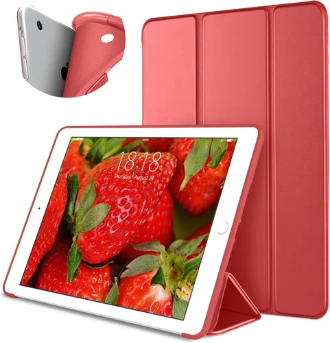Miniatura 13 de DTTO Funda para iPad Air 1ª edición, (no para iPad Air 2 y Air 3) Ultra delgado y ligero Smart Trifold Stand con cubierta trasera de TPU suave